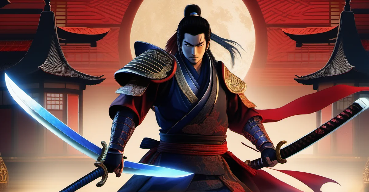 Best early game weapons in Onimusha: Way of the Sword — three legendary katanas displayed vertically